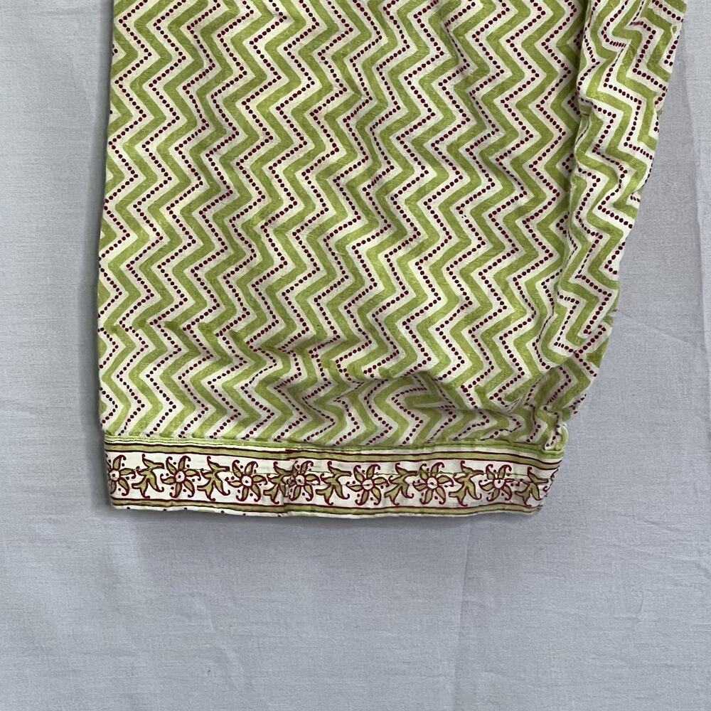 Harem Pants Chevron Geometric Cotton Fabric Hippie Baggy Boho Drop Crotch OS - Picture 2 of 11